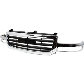 2003–2006 GMC Sierra 1500/2500  Grille Assembly Chrome | OEM Fit