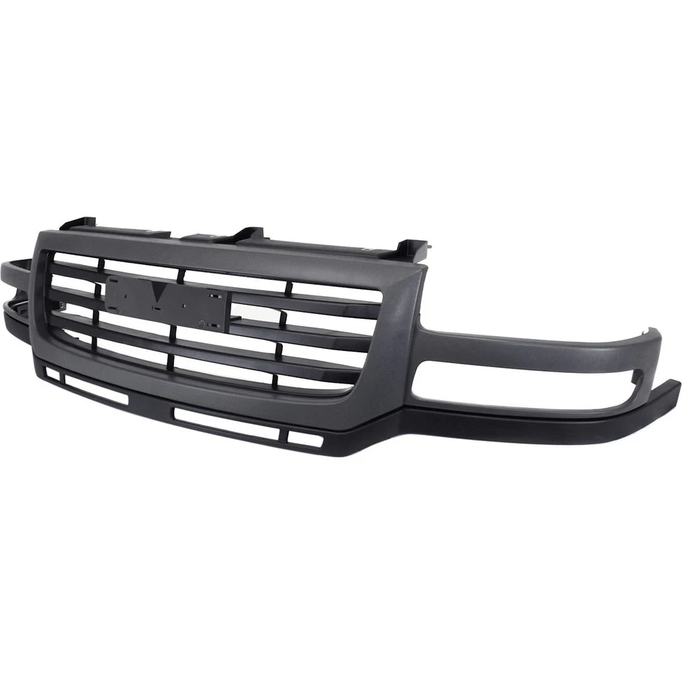 2003–2007 GMC Sierra 2500HD/3500 Grille Gray Shell w/ Black Insert | OEM Fit