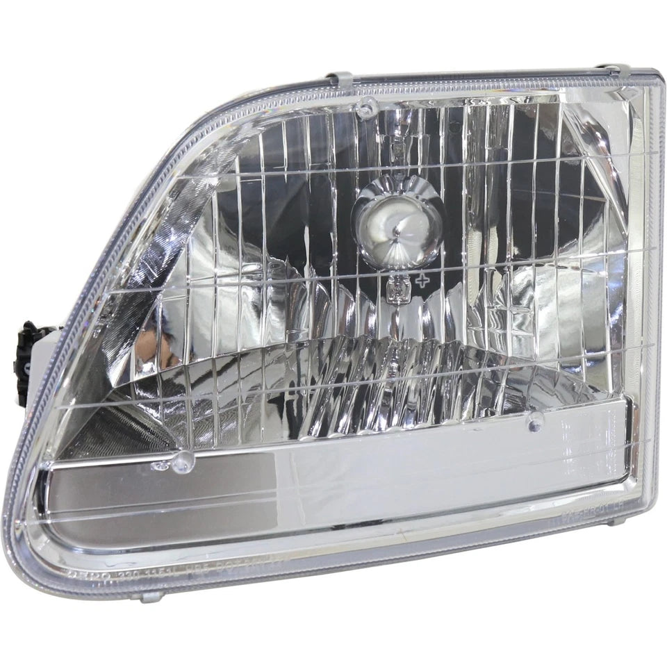 2001–2003 Ford F-150 Headlight Set Left and Right Side Halogen w/ Bulb(s) | OEM Fit