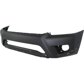 Front Bumper Cover For 2012-2013 Toyota Tacoma w/ Fog Lamp Holes Primed (1-Piece Set)