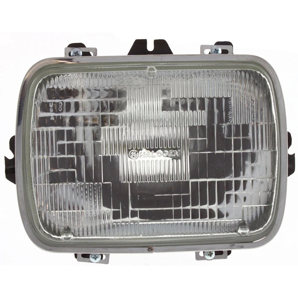 2007–2018 Ford E-350 Super Duty Headlight Set Left and Right Side Halogen w/ Bulb(s) (Set of 2) | OEM Fit