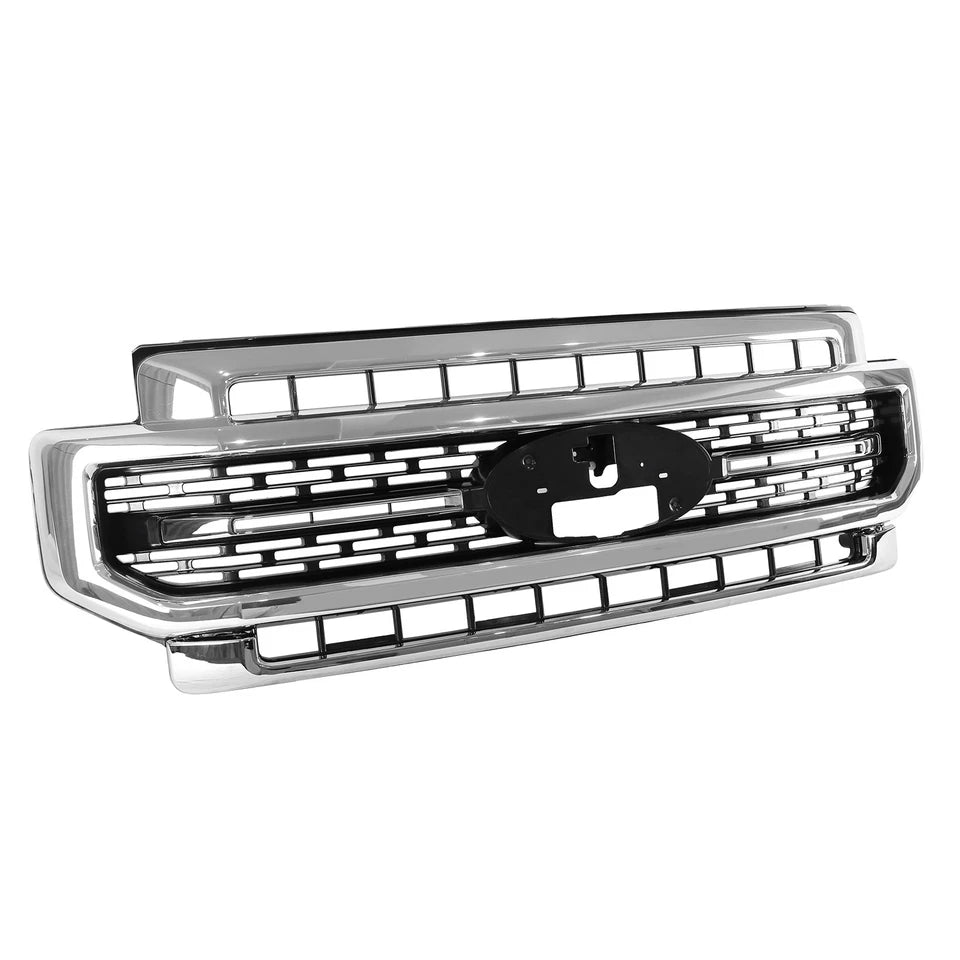2020–2022 Ford F-250 F-350 Super Duty Chrome Front Upper Bumper Grille | OEM Fit
