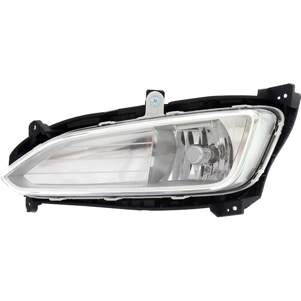 2013–2016 Hyundai Santa Fe Sport Chrome Front Bumper Fog Lights Driving Lamps | OEM Fit