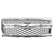 Load image into Gallery viewer, 2014–2015 Chevrolet Silverado 1500 Front Upper Grille Grill Chrome | OEM Fit