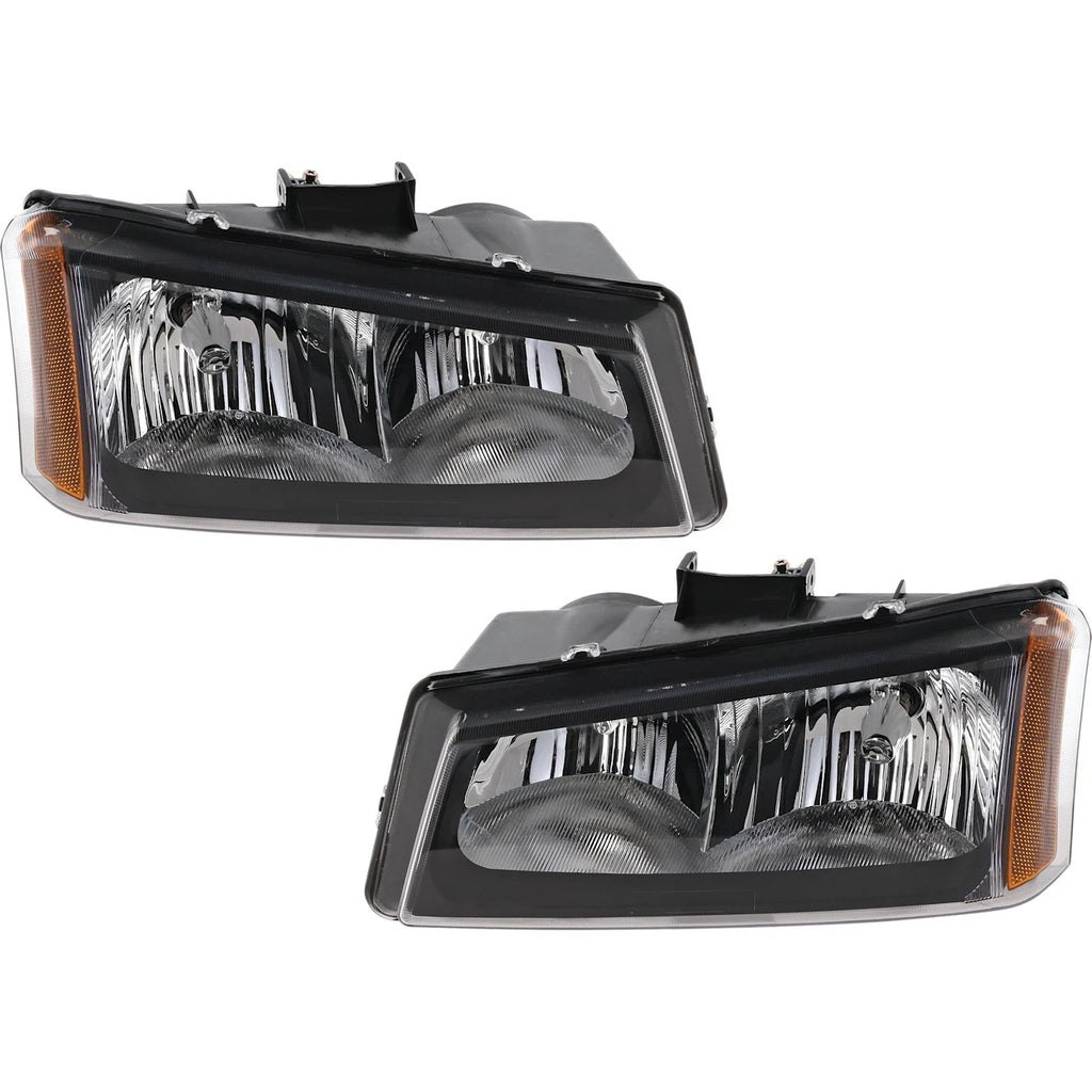 2003–2006 Chevrolet Silverado 1500 Headlight Set Fluted Reflector  | OEM Fit