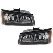 Load image into Gallery viewer, 2003–2006 Chevrolet Silverado 1500 Headlight Set Fluted Reflector  | OEM Fit