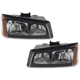 2003–2006 Chevrolet Silverado 1500 Headlight Set Fluted Reflector  | OEM Fit
