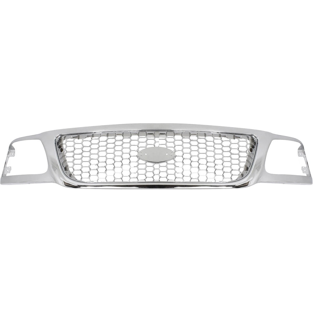 1999–2003 Ford F-150 / F-250 Super Duty Grille Chrome Plastic | OEM Fit