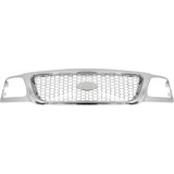 1999–2003 Ford F-150 / F-250 Super Duty Grille Chrome Plastic | OEM Fit