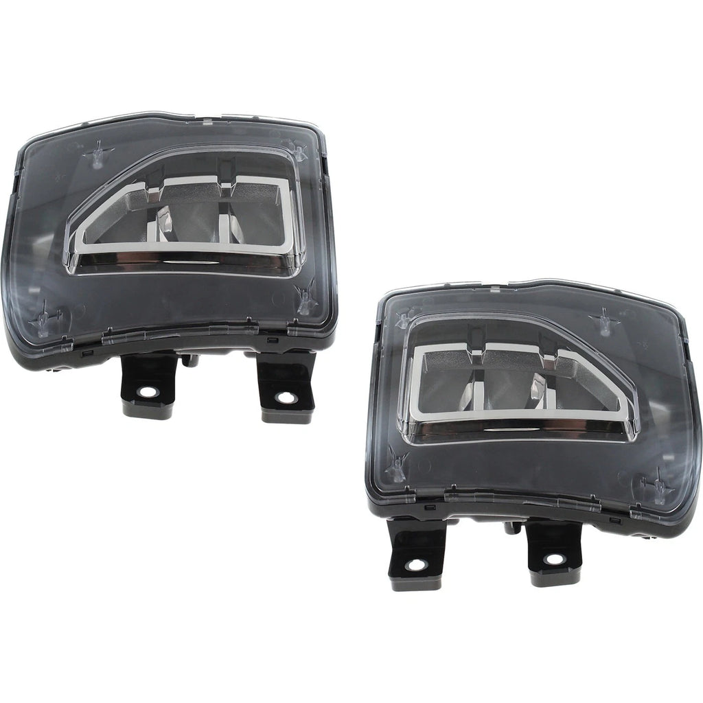 2016–2018 Chevrolet Silverado 1500 LED Fog Light Set Left and Right Side w/ Bulb(s) | OEM Fit