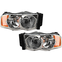 Load image into Gallery viewer, 2002–2005 Dodge Ram 1500 / 2003–2005 Ram 2500 Headlight Assembly Set Left and Right Side | OEM Fit
