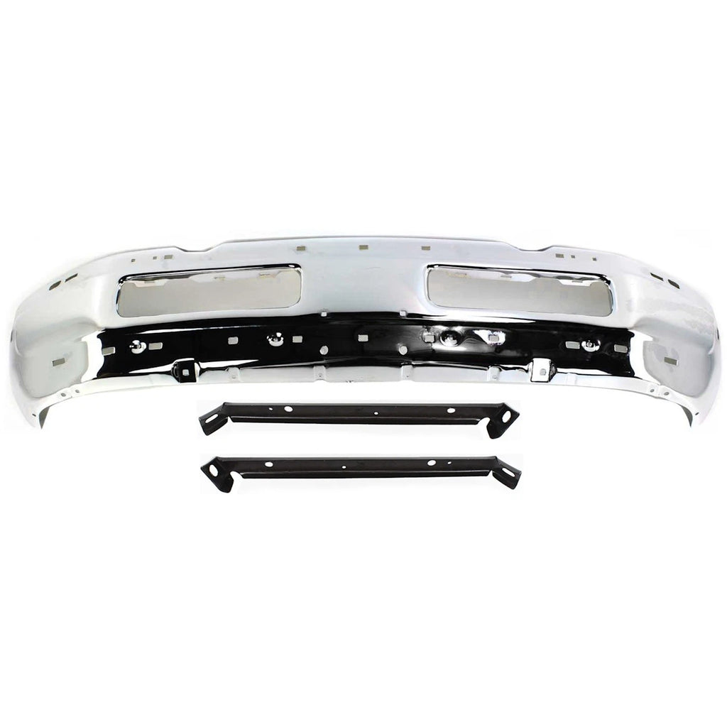 1994–2001 Dodge Ram 1500 / 1994–2002 Ram 2500 / 3500 Front Bumper Kit Chrome Steel | OEM Fit