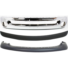 2002–2005 Dodge Ram 1500 / 2003–2005 Ram 2500 Front Bumper Valance Kit Chrome | OEM Fit