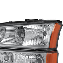 Load image into Gallery viewer, 2003–2006 Chevy Silverado 1500/2500HD/3500 Chrome Housing Headlights | OEM Fit