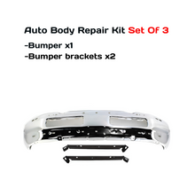 Load image into Gallery viewer, 1994–2001 Dodge Ram 1500 / 1994–2002 Ram 2500 / 3500 Front Bumper Kit Chrome Steel | OEM Fit