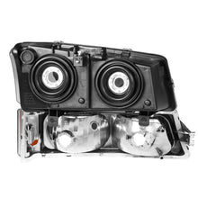 Load image into Gallery viewer, 2003–2006 Chevy Silverado 1500/2500HD/3500 Chrome Housing Headlights | OEM Fit