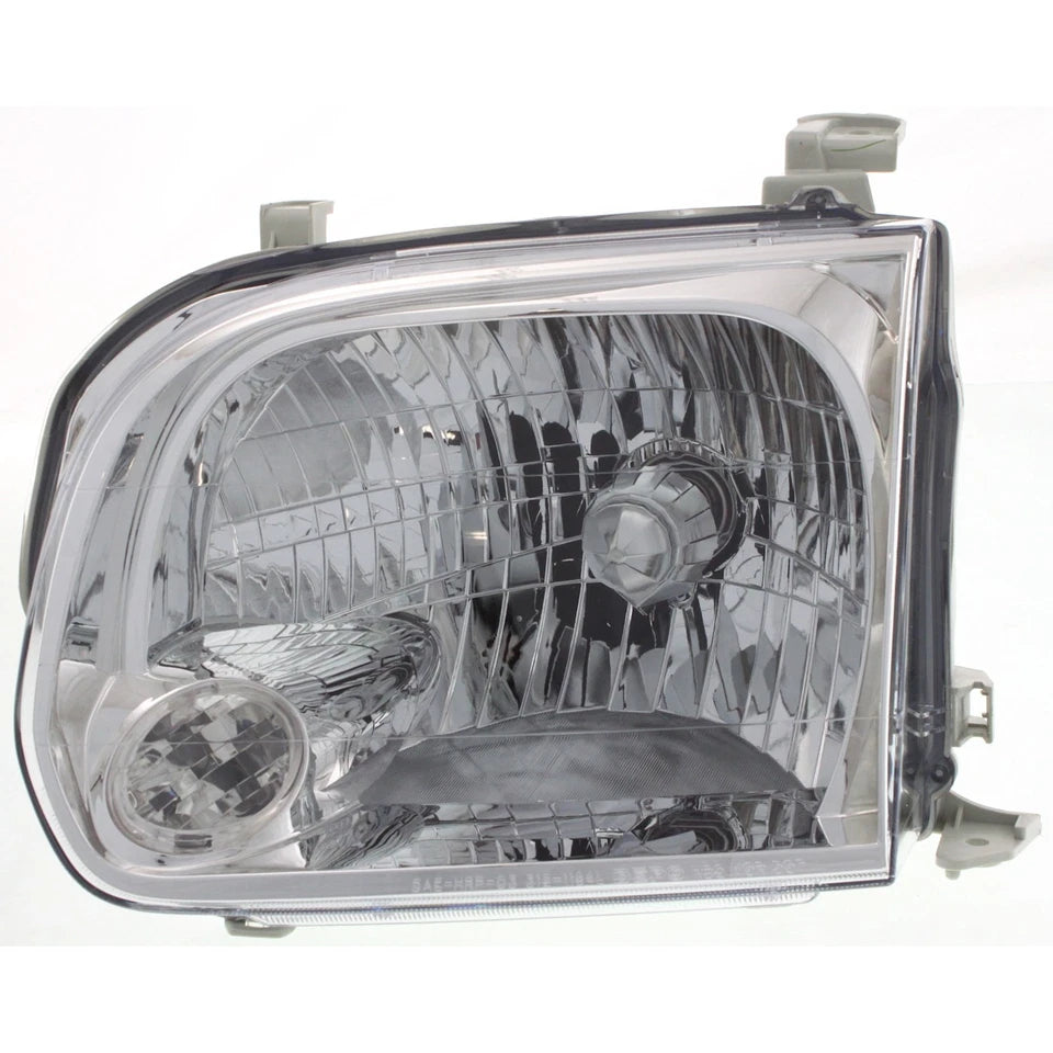 2005–2006 Toyota Tundra Headlight and Turn Signal Set Left and Right Side Halogen for Crew Cab | OEM Fit