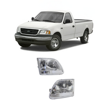Load image into Gallery viewer, 2001–2003 Ford F-150 Headlight Set Left and Right Side Halogen w/ Bulb(s) | OEM Fit