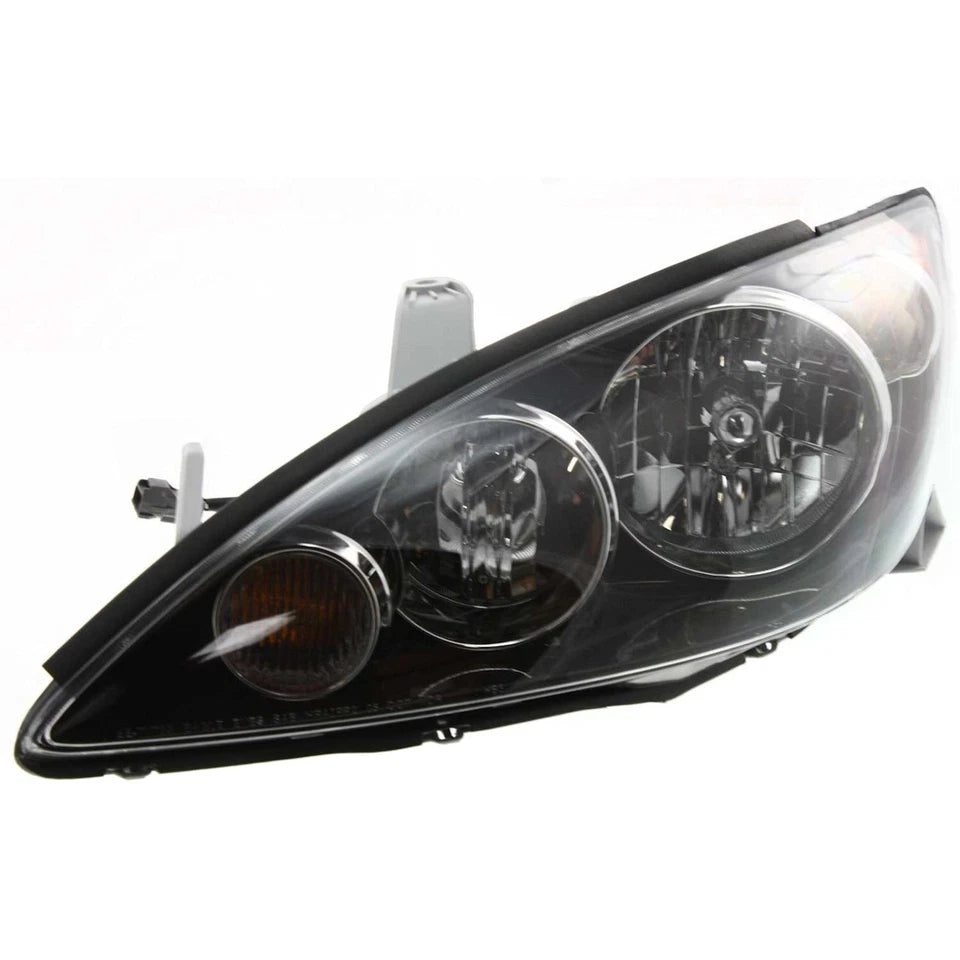 2005–2006 Toyota Camry Sedan Headlight Set Left & Right Black Housing 2Pc | OEM Fit