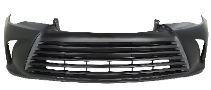 2015-2017 Toyota Camry Front Bumper Cover Primed & Bumper Grille Black Kit | OEM Fit