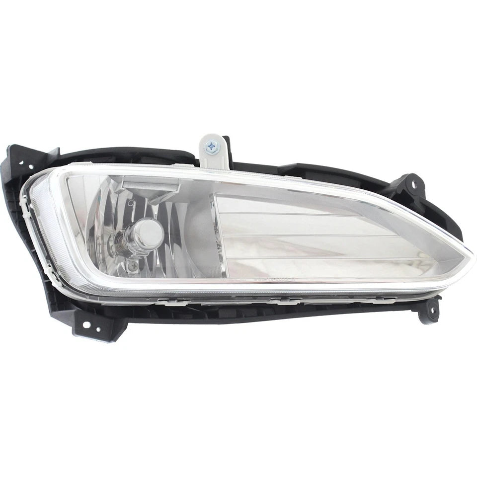 2013–2016 Hyundai Santa Fe Sport Chrome Front Bumper Fog Lights Driving Lamps | OEM Fit