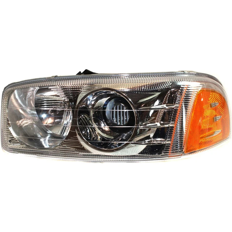 2001–2006 GMC Sierra 1500 Headlight Set LH & RH Halogen with Bulbs | OEM Fit