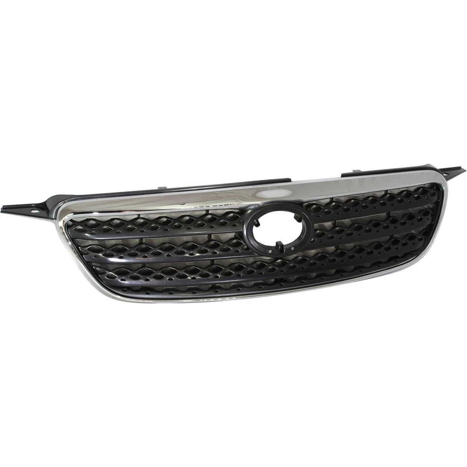 2005–2008 Toyota Corolla Grille Assembly Chrome Shell w/ Dark Gray Insert | OEM Fit