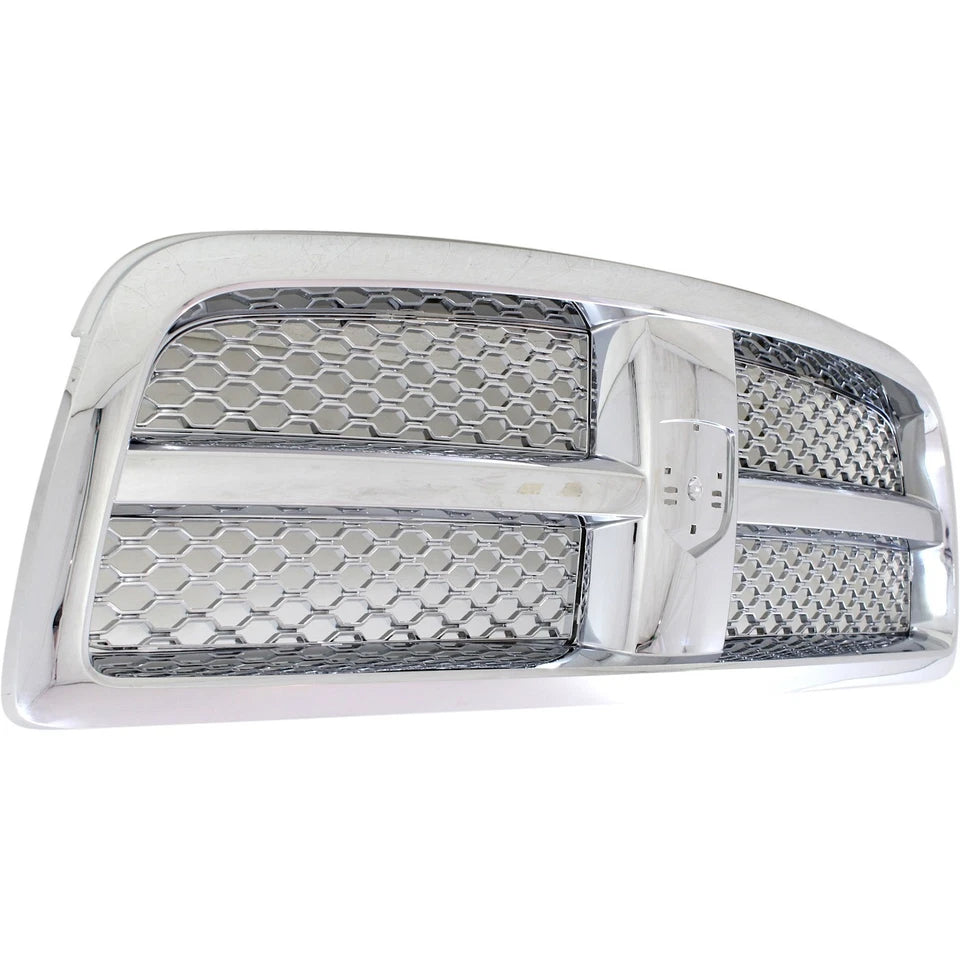 2009–2012 Dodge Ram 1500 Front Grille Chrome Plastic | OEM Fit