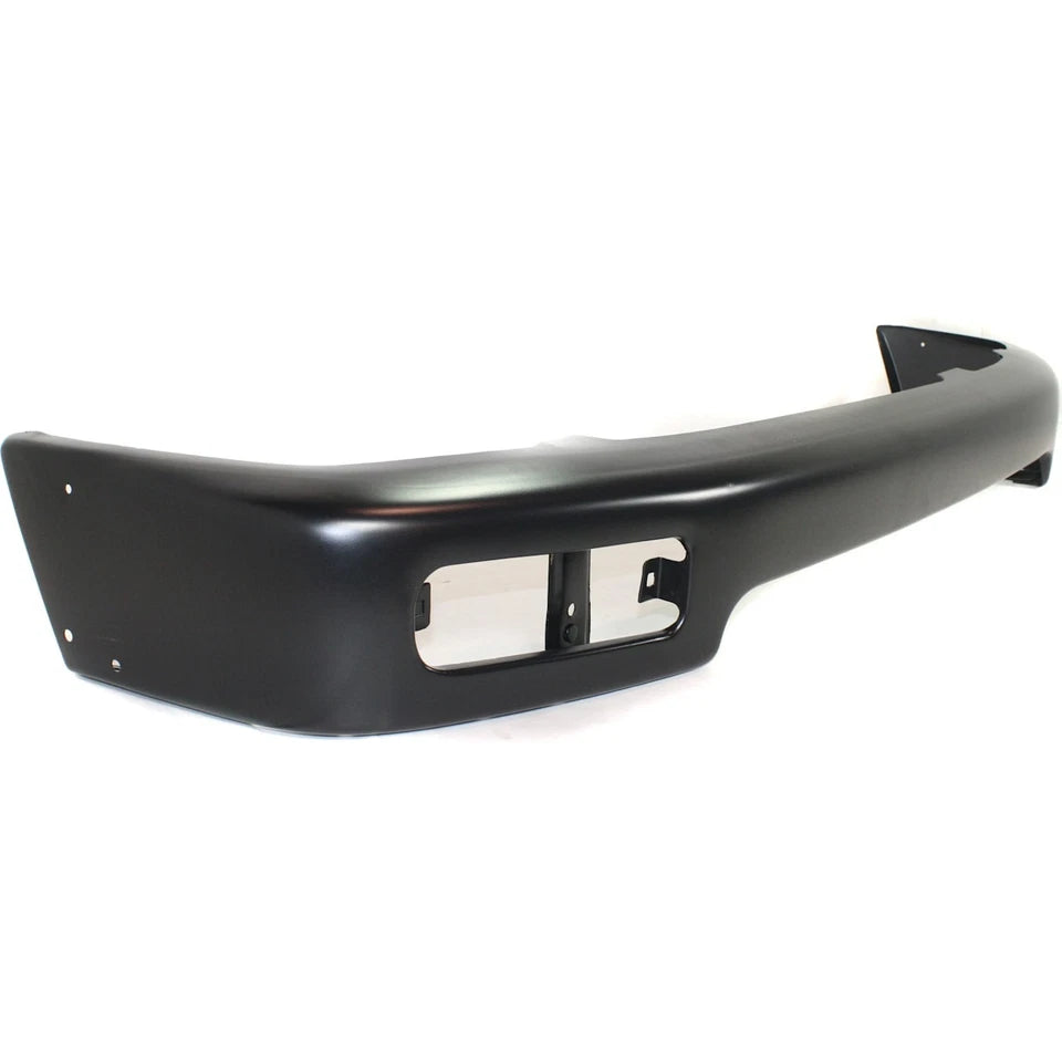 Front Bumper Face Bar For 1996-1998 Toyota 4Runner Black Steel w/ License Plate Provision (1-Piece Set)