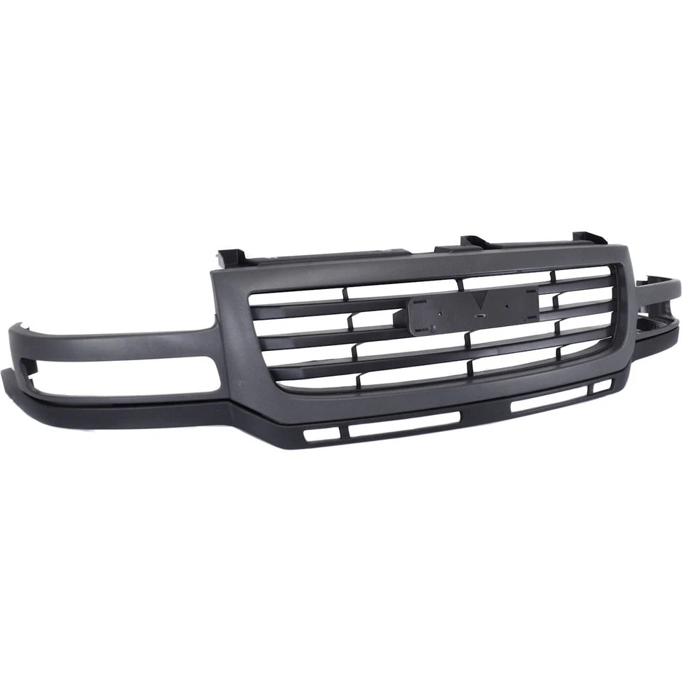 2003–2007 GMC Sierra 2500HD/3500 Grille Gray Shell w/ Black Insert | OEM Fit