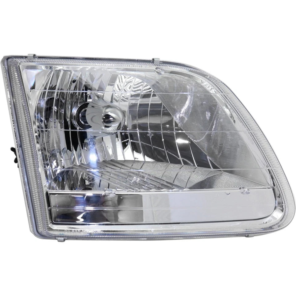 2001–2003 Ford F-150 Headlight Set Left and Right Side Halogen w/ Bulb(s) | OEM Fit