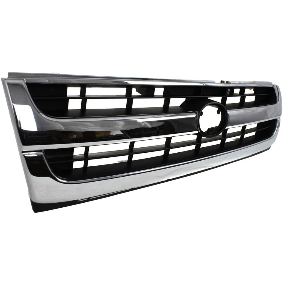 1997–2000 Toyota Tacoma Front Grille Assembly  Chrome Shell with Black Plastic | OEM Fit