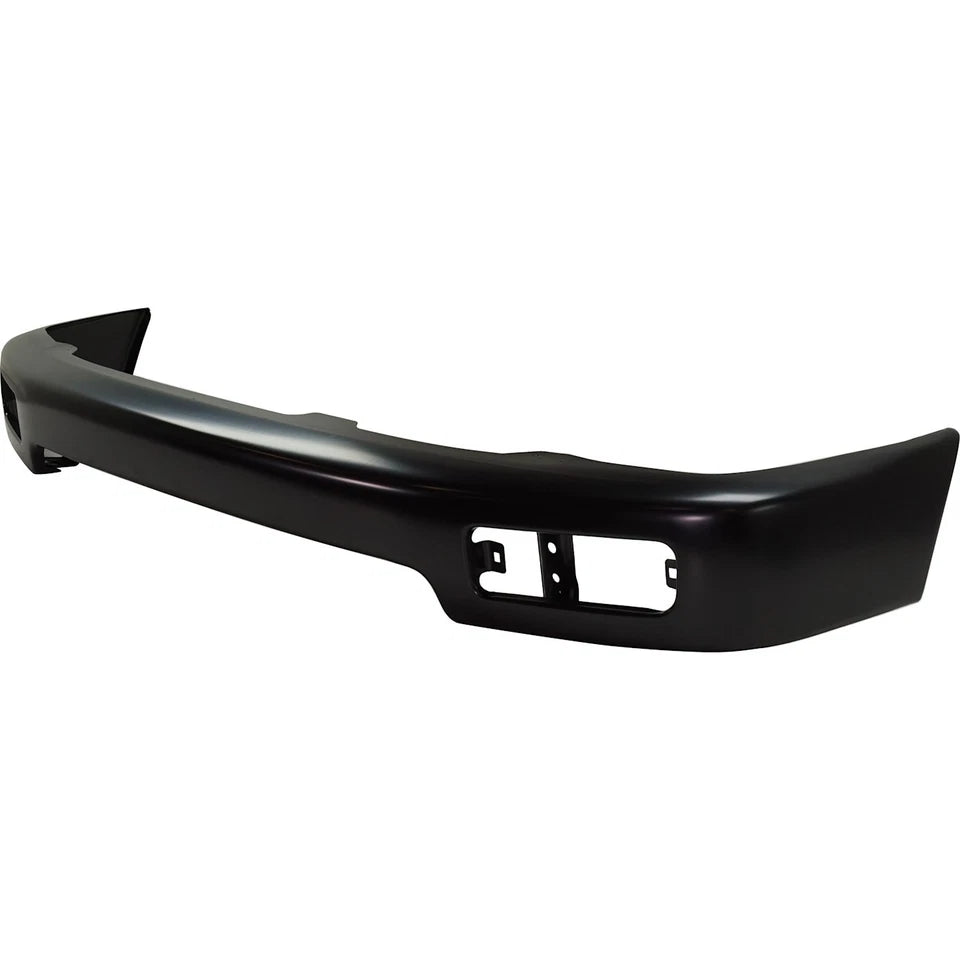 Front Bumper Face Bar For 1996-1998 Toyota 4Runner Base/SR5 Models Painted Black Steel (1-Piece Set)