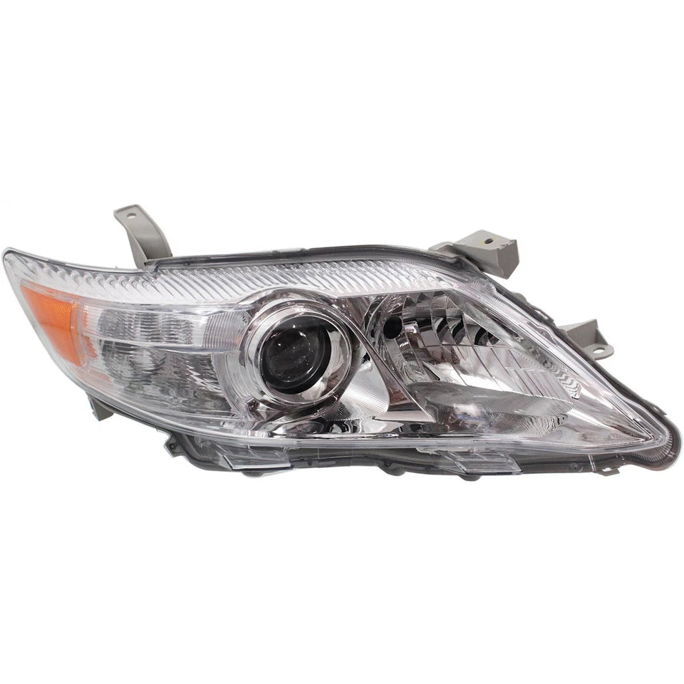 2010–2011 Toyota Camry SE/LE/XLE Headlight Set Chrome Housing Left & Right | OEM Fit