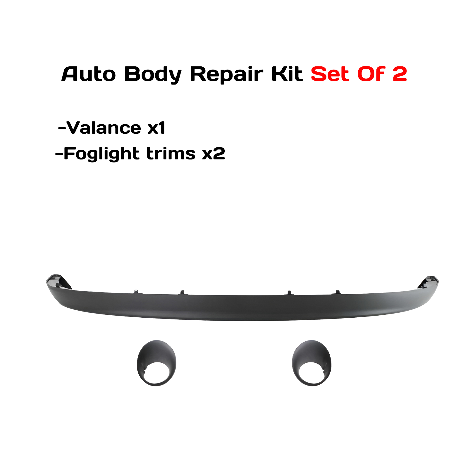 2002–2008 Dodge Ram 1500 Front Valance Kit (New Body) w/ Fog Light Trim | OEM Fit