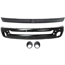 2003–2005 Dodge Ram 1500 / Ram 2500 Front Bumper Kit Painted Black Steel | OEM Fit
