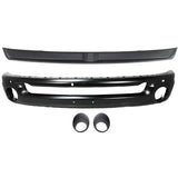 2003–2005 Dodge Ram 1500 / Ram 2500 Front Bumper Kit Painted Black Steel | OEM Fit