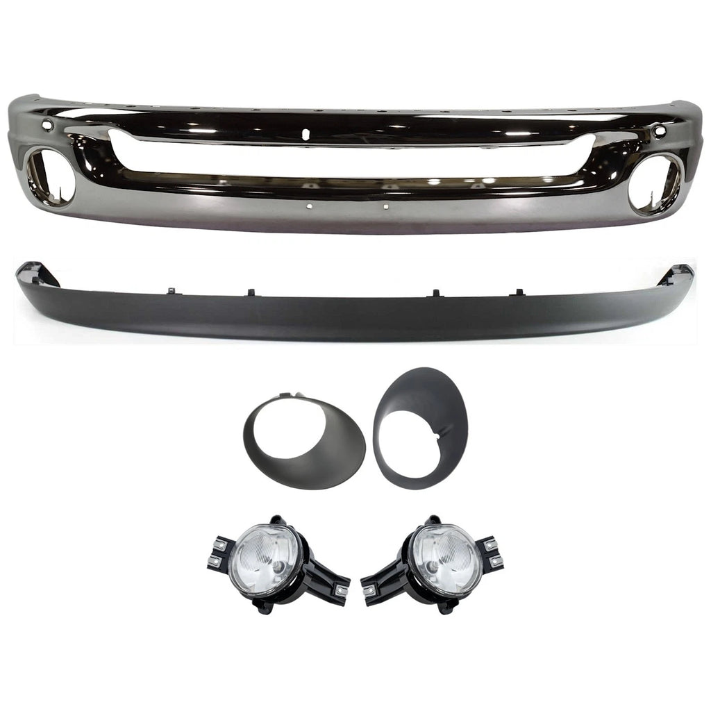 2002–2008 Dodge Ram 1500 / 2500 / 3500 Front Bumper Face Bar | OEM Fit