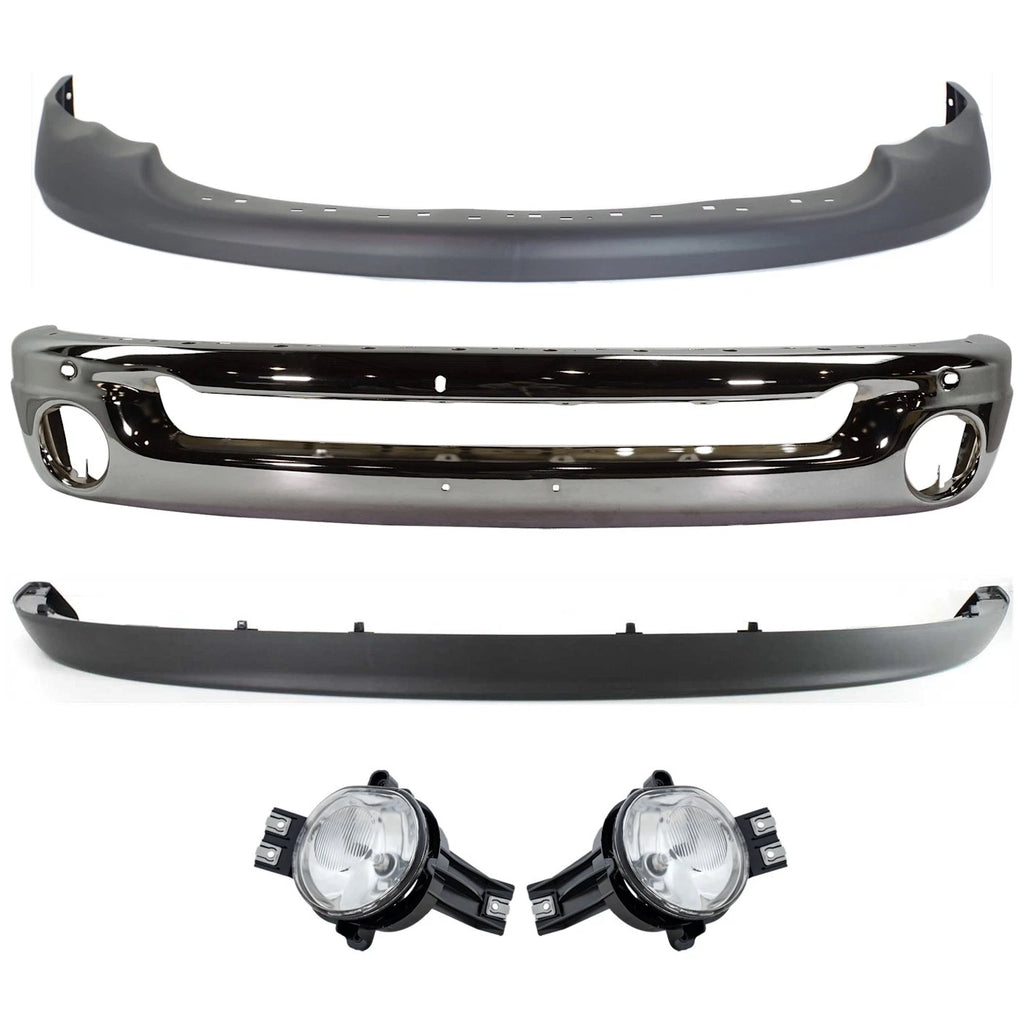 2003–2005 Dodge Ram 1500 / 2500 / 3500 Front Bumper Face Bar | OEM Fit