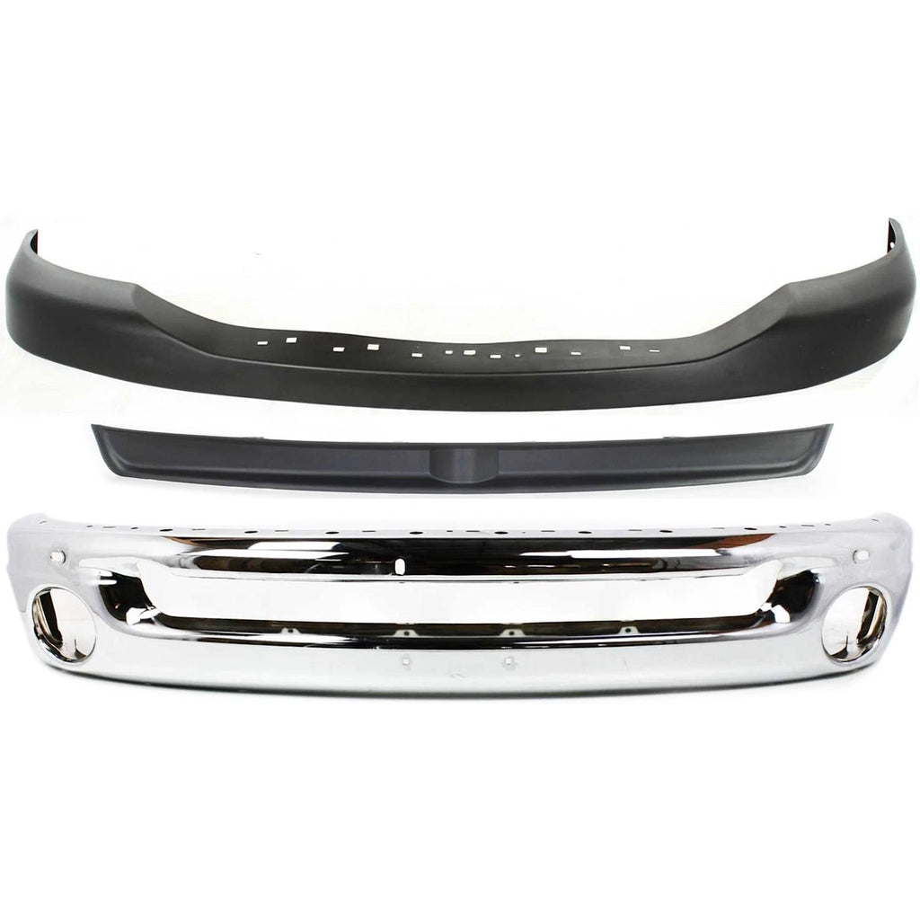 2006–2008 Dodge Ram 1500 Front Bumper Kit with Upper Bumper Trim Provision | OEM Fit