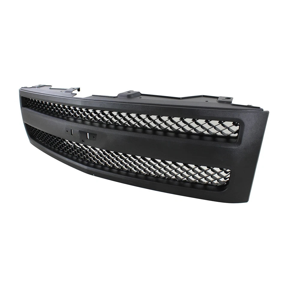 2007–2013 Chevrolet Silverado 1500 Grille Assembly Textured Black  | OEM Fit