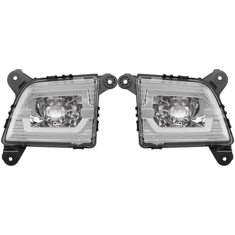 2019–2022 Chevy Silverado 1500 LED Fog Light Lamps Clear | OEM Fit