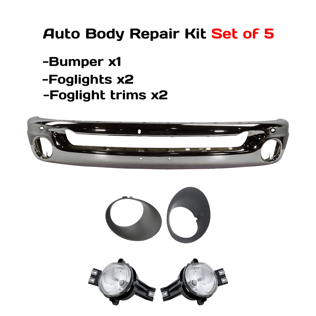 2002–2008 Dodge Ram 1500 / 2500 / 3500 Front Bumper Face Bar | OEM Fit