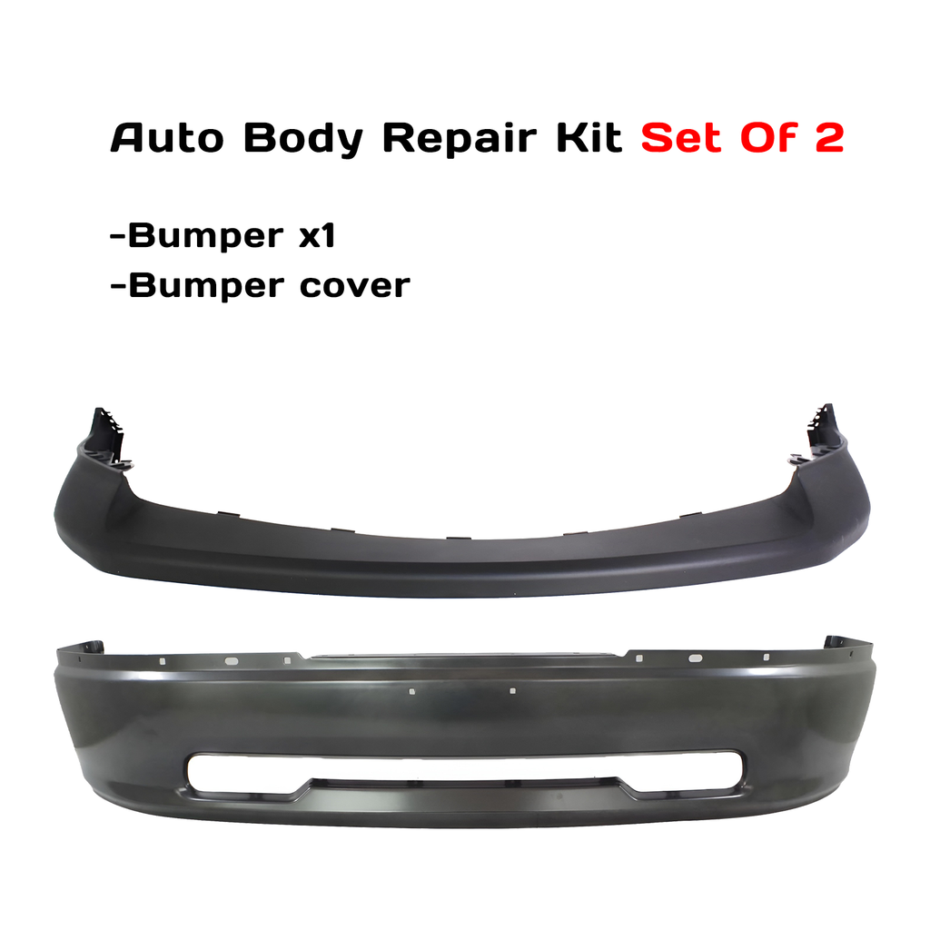 2009–2012 Dodge Ram Front Bumper Cover Fascia Pair Set of 2  | OEM-Style Fit