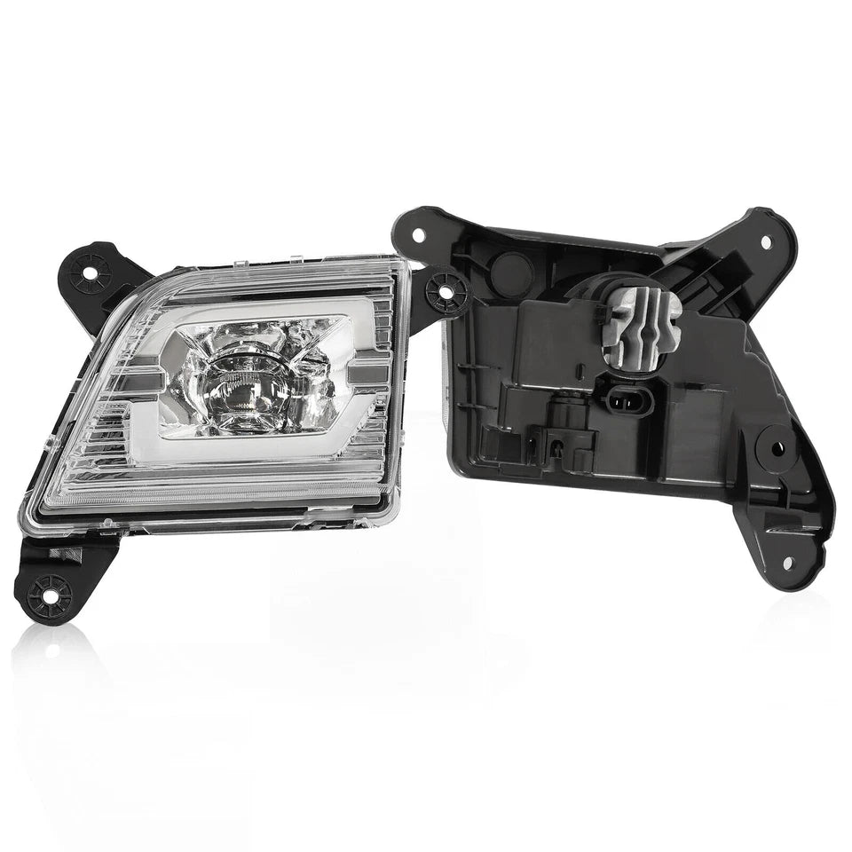 2019–2022 Chevy Silverado 1500 LED Fog Light Lamps Clear | OEM Fit