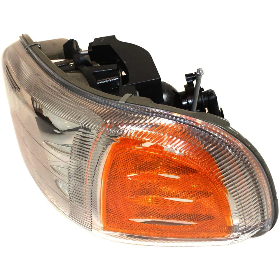 2001–2006 GMC Sierra 1500 Headlight Set LH & RH Halogen with Bulbs | OEM Fit
