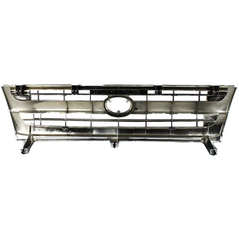 1997–2000 Toyota Tacoma Front Grille Assembly  Chrome Shell with Black Plastic | OEM Fit