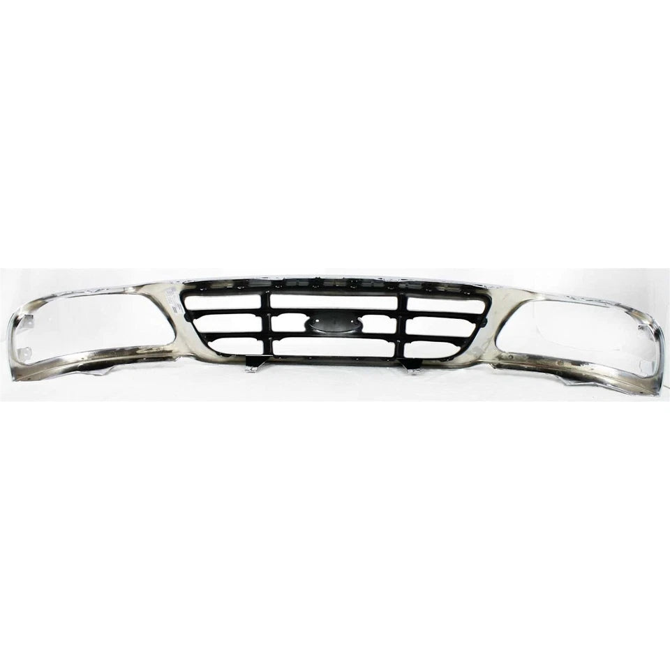 1999-2004 Ford F-150 Front Grille  Chrome Shell with Paintable | OEM Fit