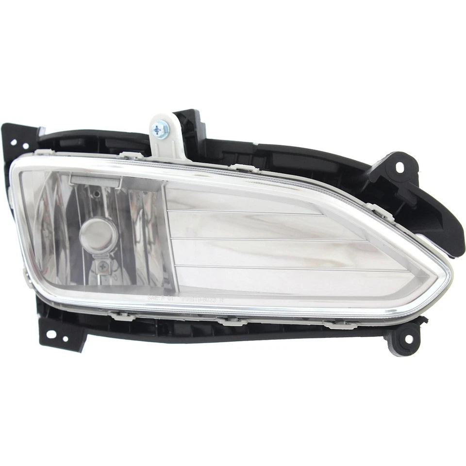 2013–2016 Hyundai Santa Fe Sport Chrome Front Bumper Fog Lights Driving Lamps | OEM Fit