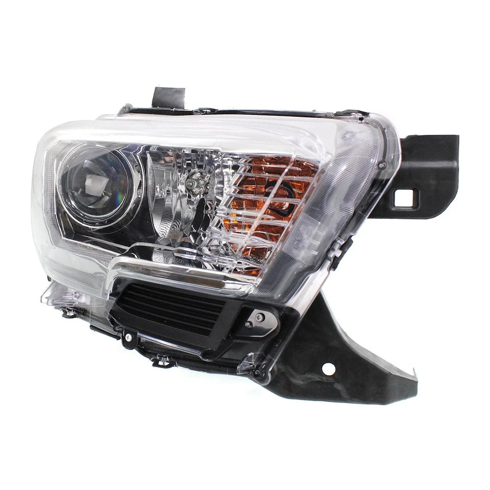 2016–2018 Toyota Tacoma Headlight Set Left & Right Black Housing 2Pc | OEM Fit